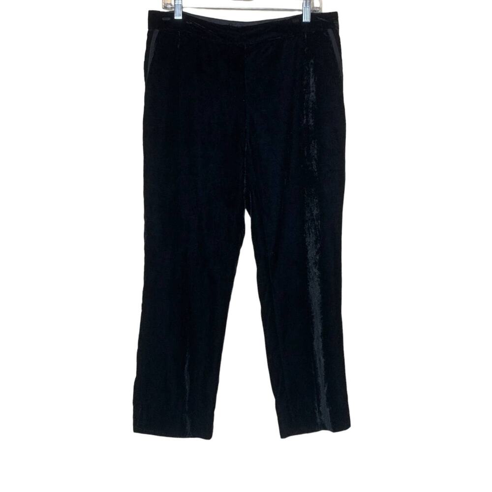 Liz Claiborne vintage Black Velvet Dress Pants Size 10